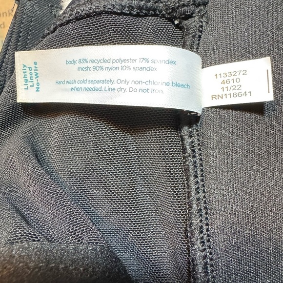 Cacique Lightly Lined No Wire Tankini Top - Picture 9 of 10